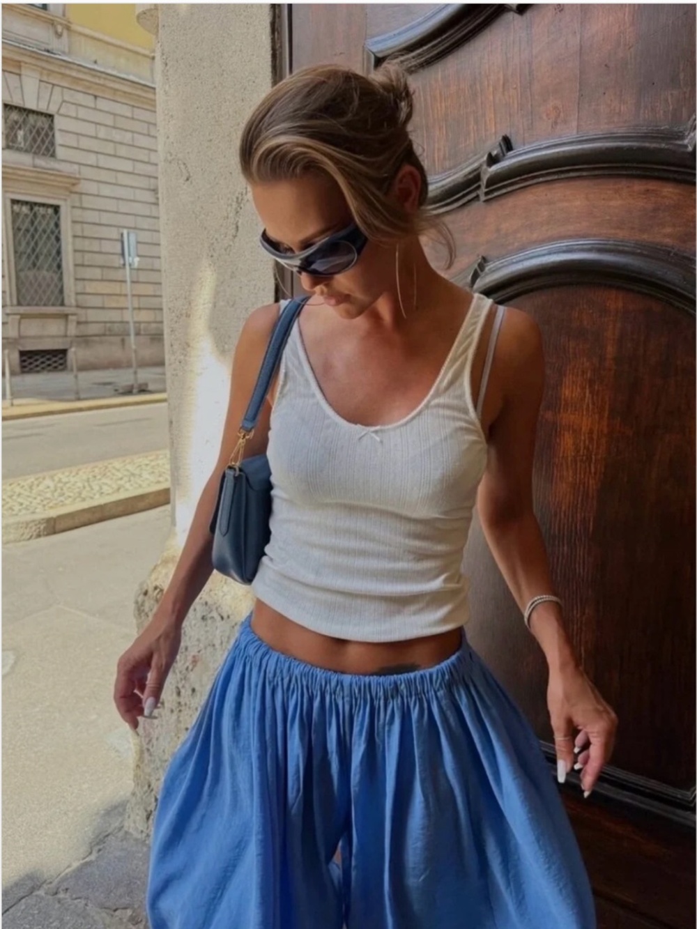 ZARA NWT Flowy Volume Balloon Pants - Picture 12 of 13